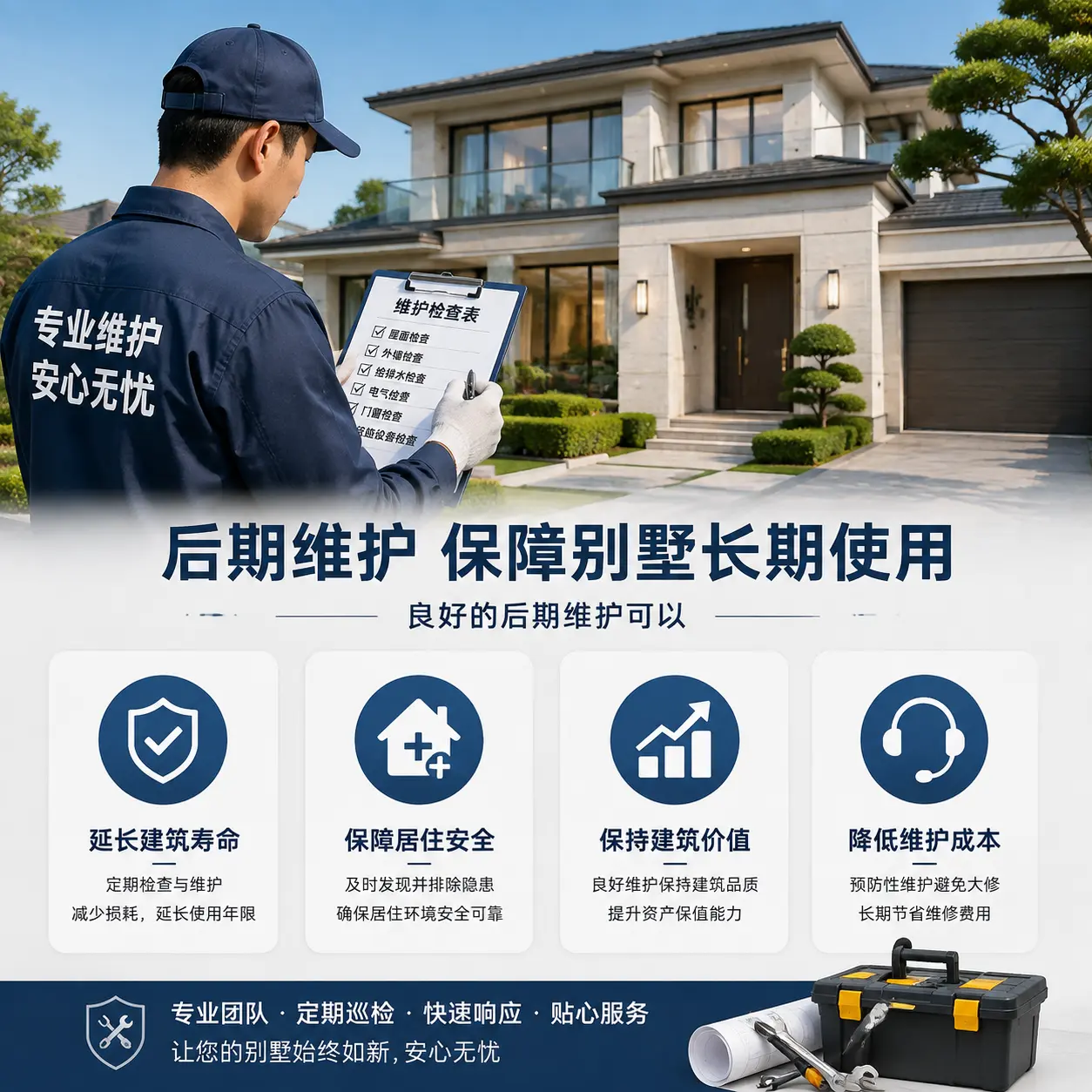别墅建造公司推荐： 德江 施工质量的关键要素