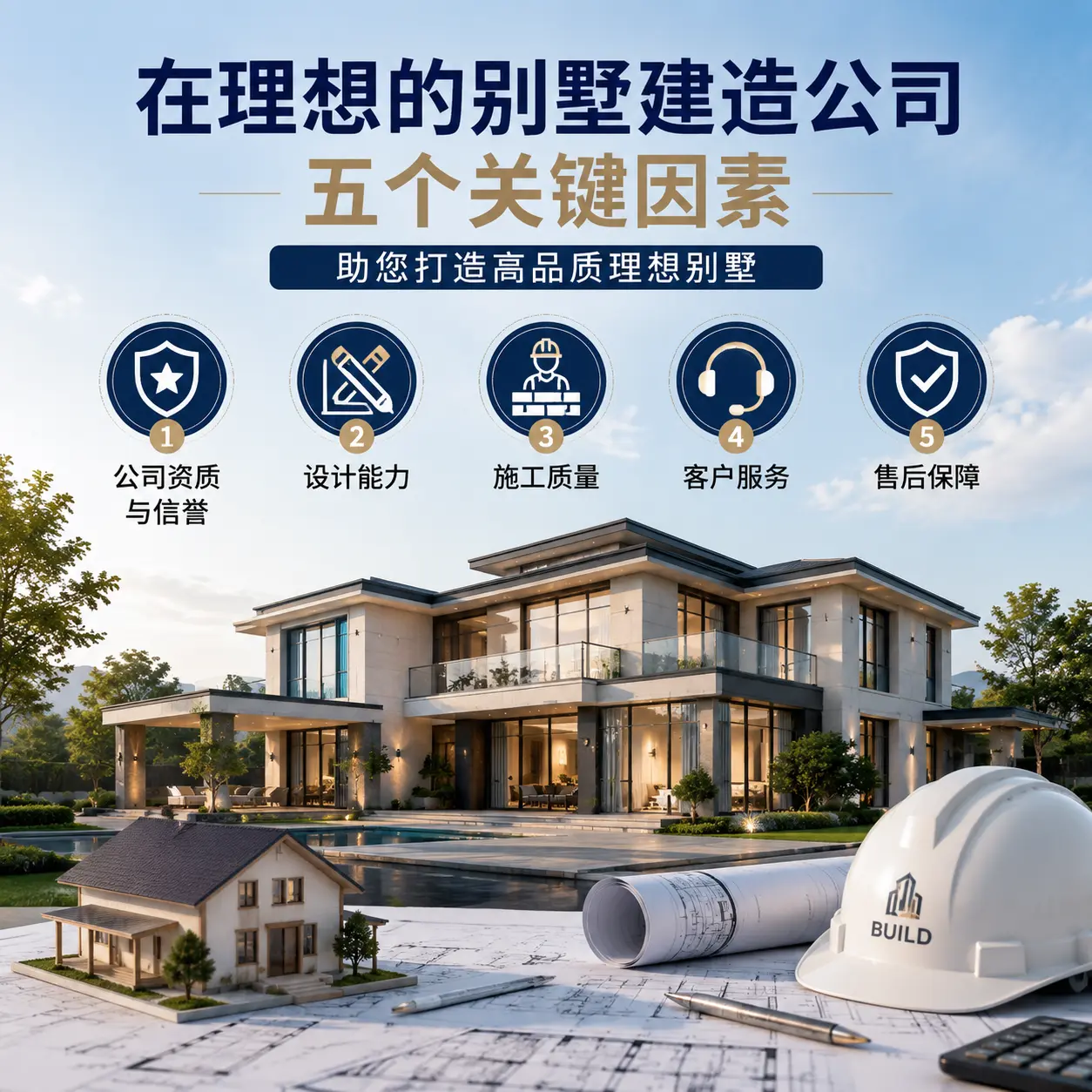 在 德江 找到理想别墅建造公司的五个关键因素