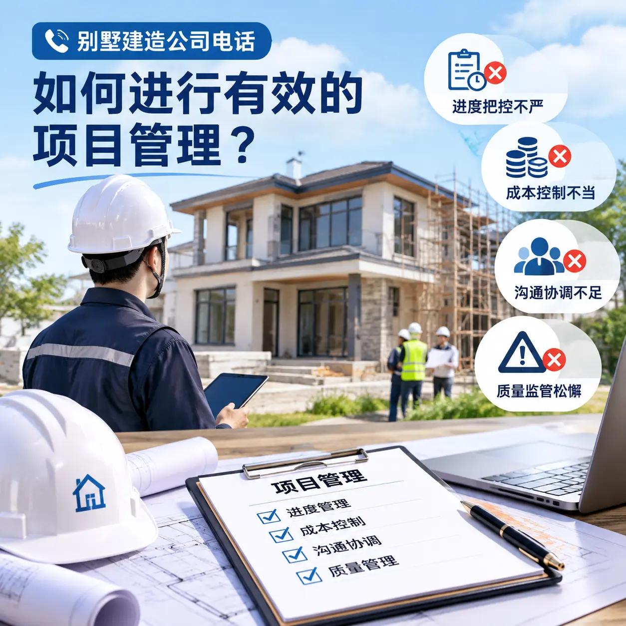 别墅建造公司电话：如何进行有效的项目管理？