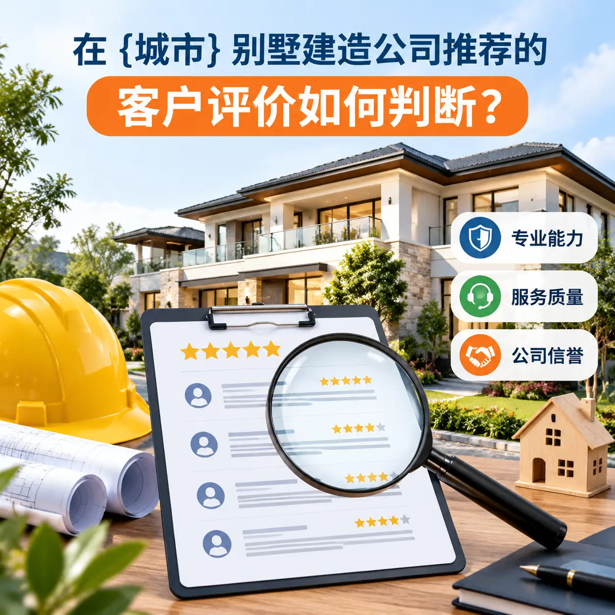 在 德江 别墅建造公司推荐的客户评价如何判断？