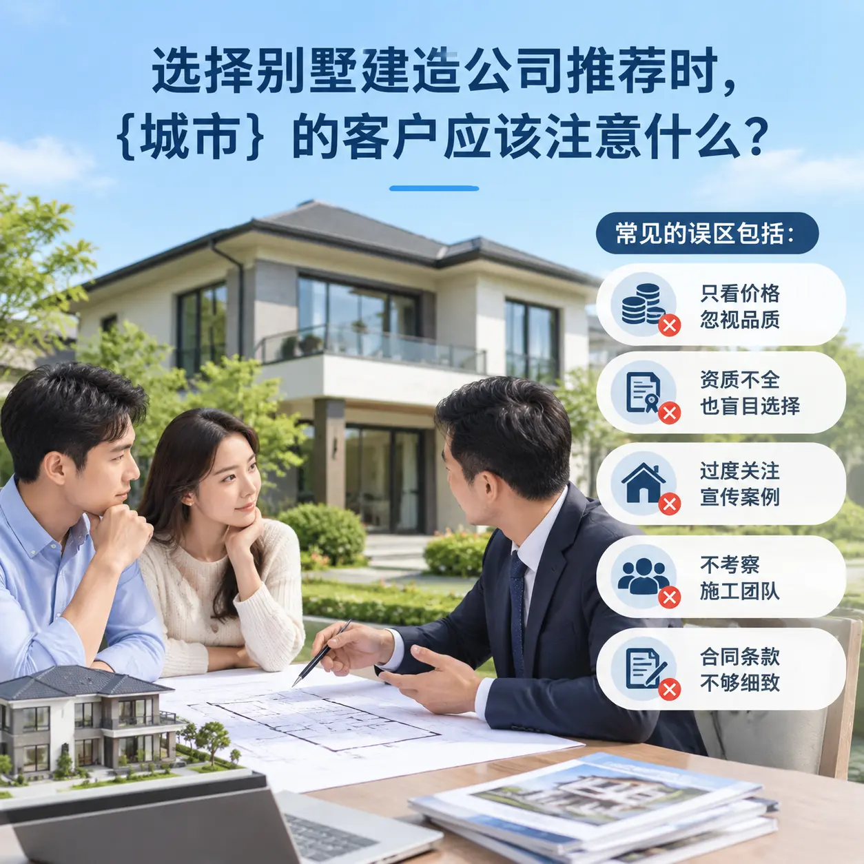 选择别墅建造公司推荐时，德江 的客户应该注意什么？