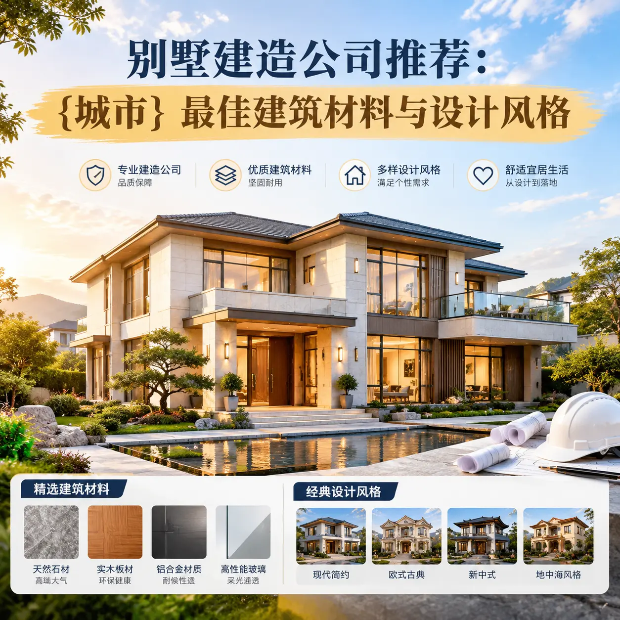 别墅建造公司推荐： 德江 最佳建筑材料与设计风格