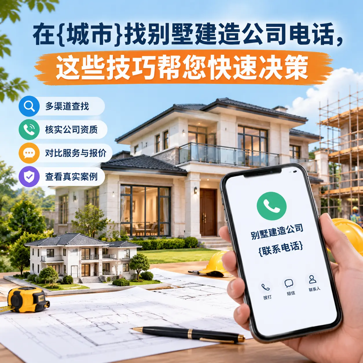 在德江找别墅建造公司电话，这些技巧帮您快速决策