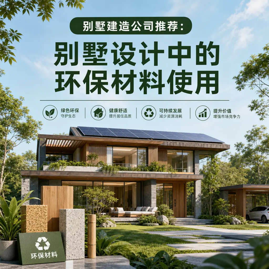 别墅建造公司推荐： 德江 别墅设计中的环保材料使用