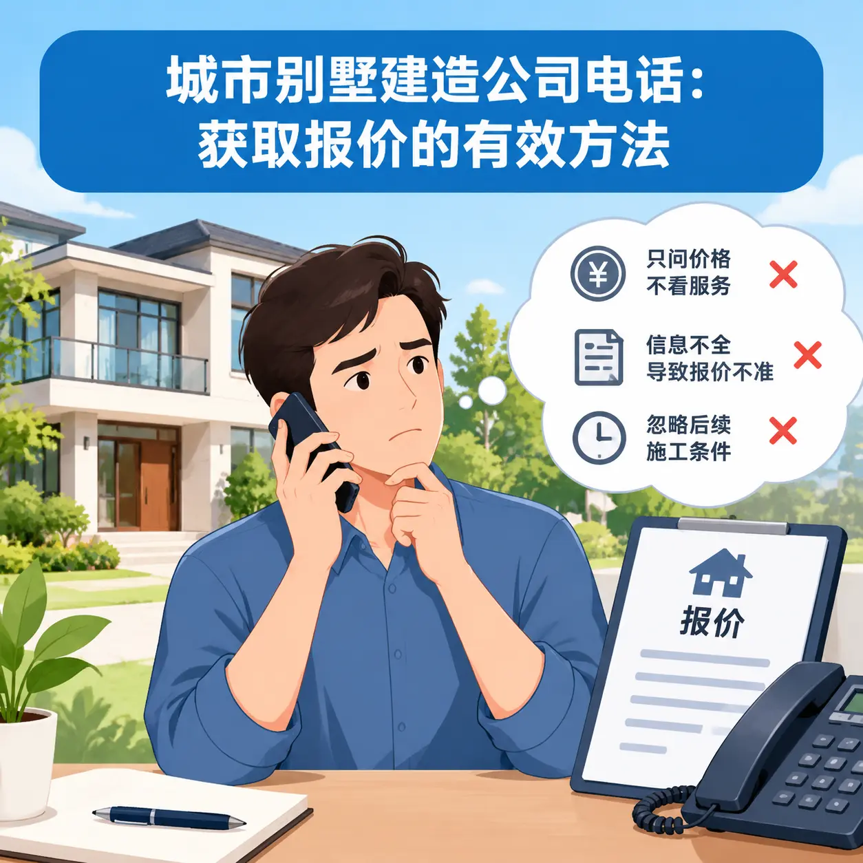 德江别墅建造公司电话：获取报价的有效方法