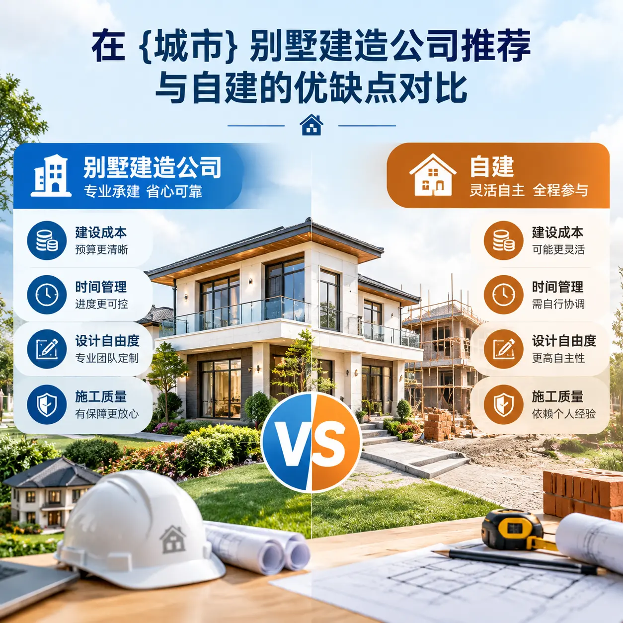 在 德江 别墅建造公司推荐与自建的优缺点对比